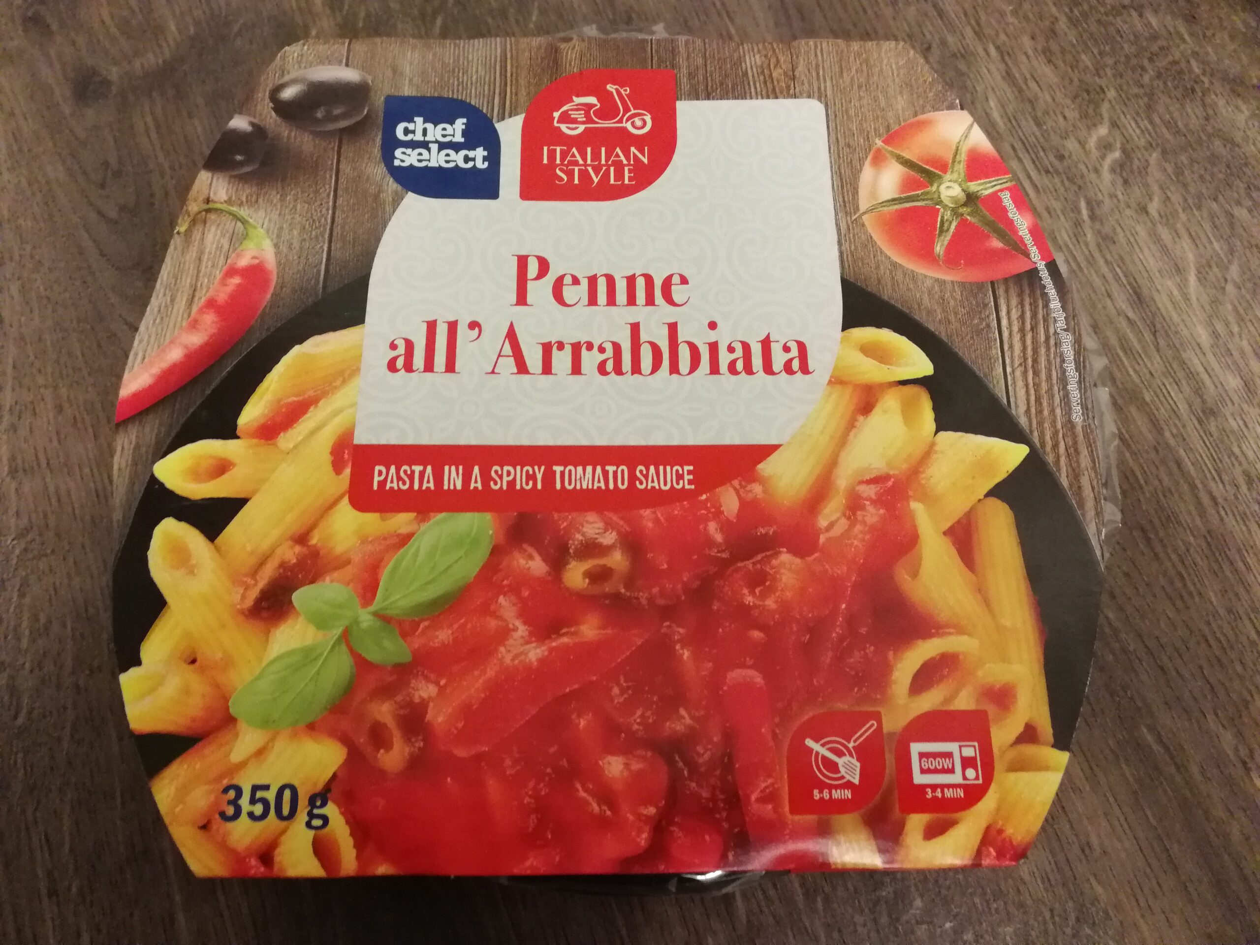 Penne all' Arrabbiata fra Lidl - det bliver et nej tak herfra! -  Færdigretten